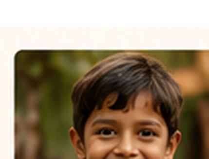 A smiling child